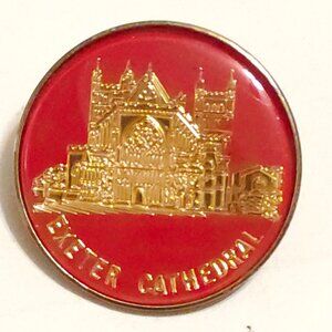 Vintage EXETER CATHEDRAL PIN